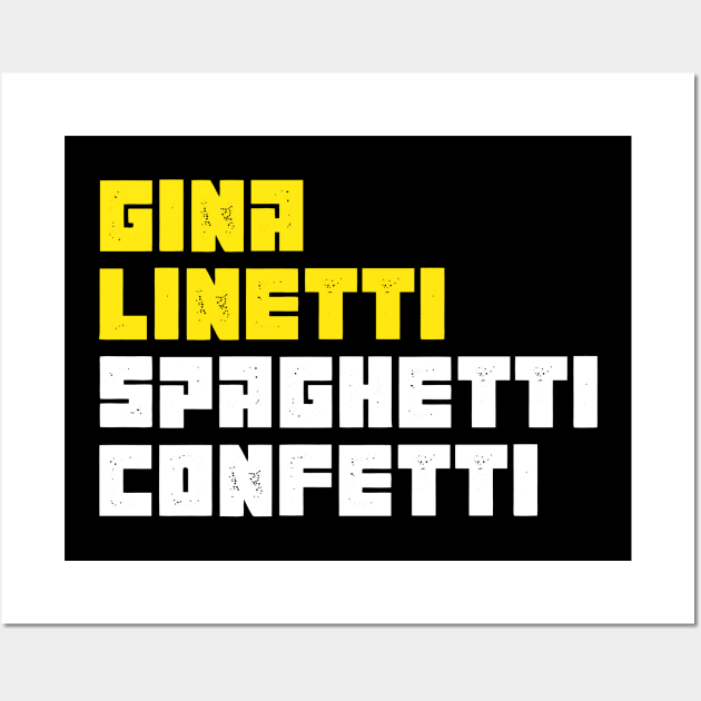 Gina Linetti Spaghetti Confetti Wall Art by Printnation